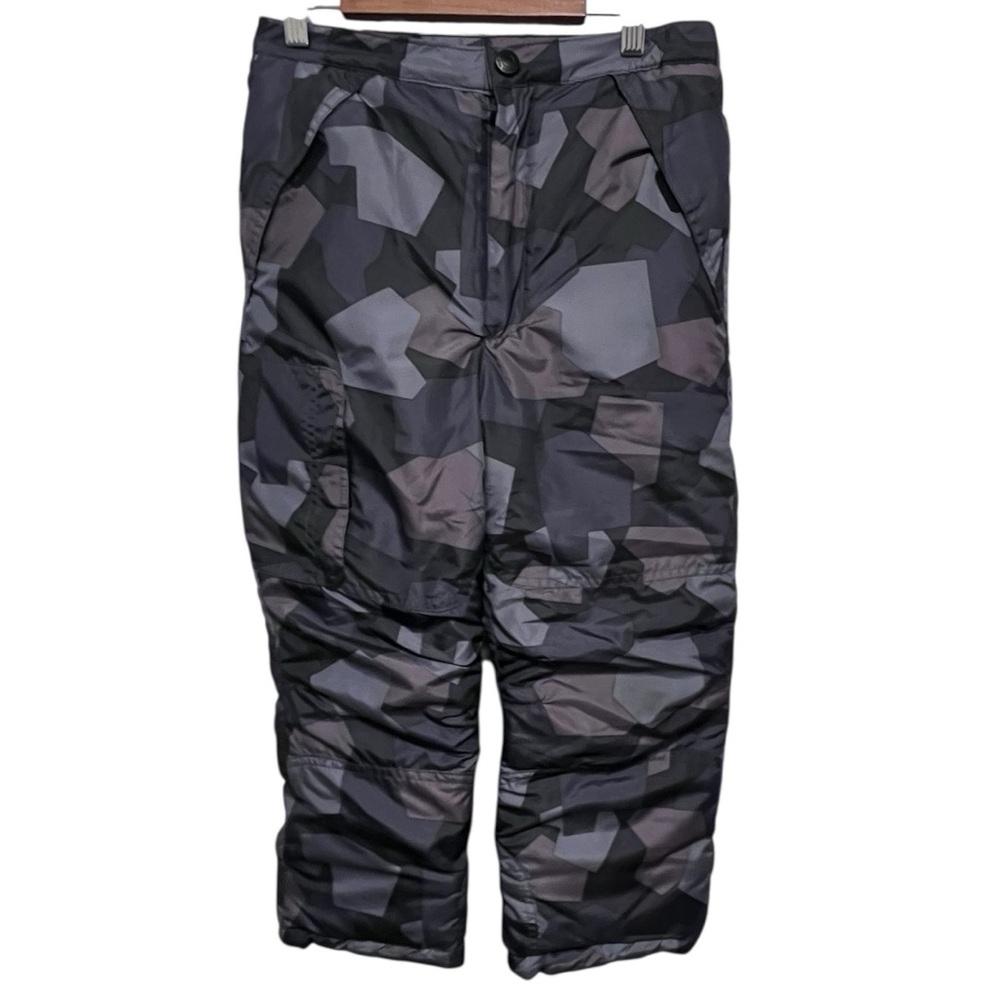 London Fog Camouflage Snow Pants Size L/7 Kids
